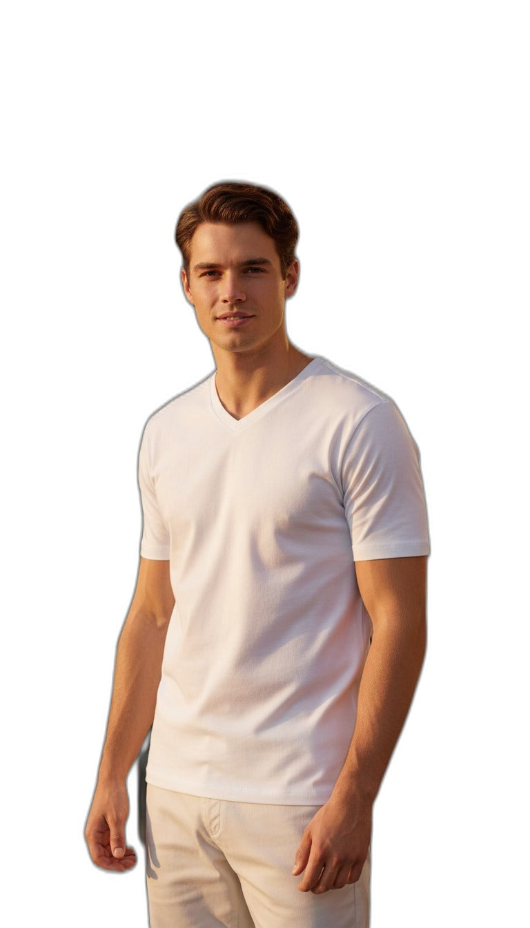 UP2 Fashion Camisetas de Hombre 2x Talla L Blancas y Negras
