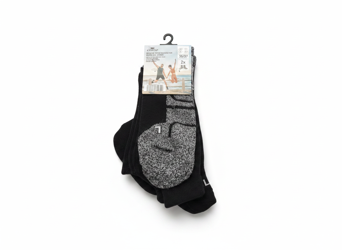 Pack I&D Calcetines antideslizantes + Crane Calcetines Deportivos Outdoor + C...