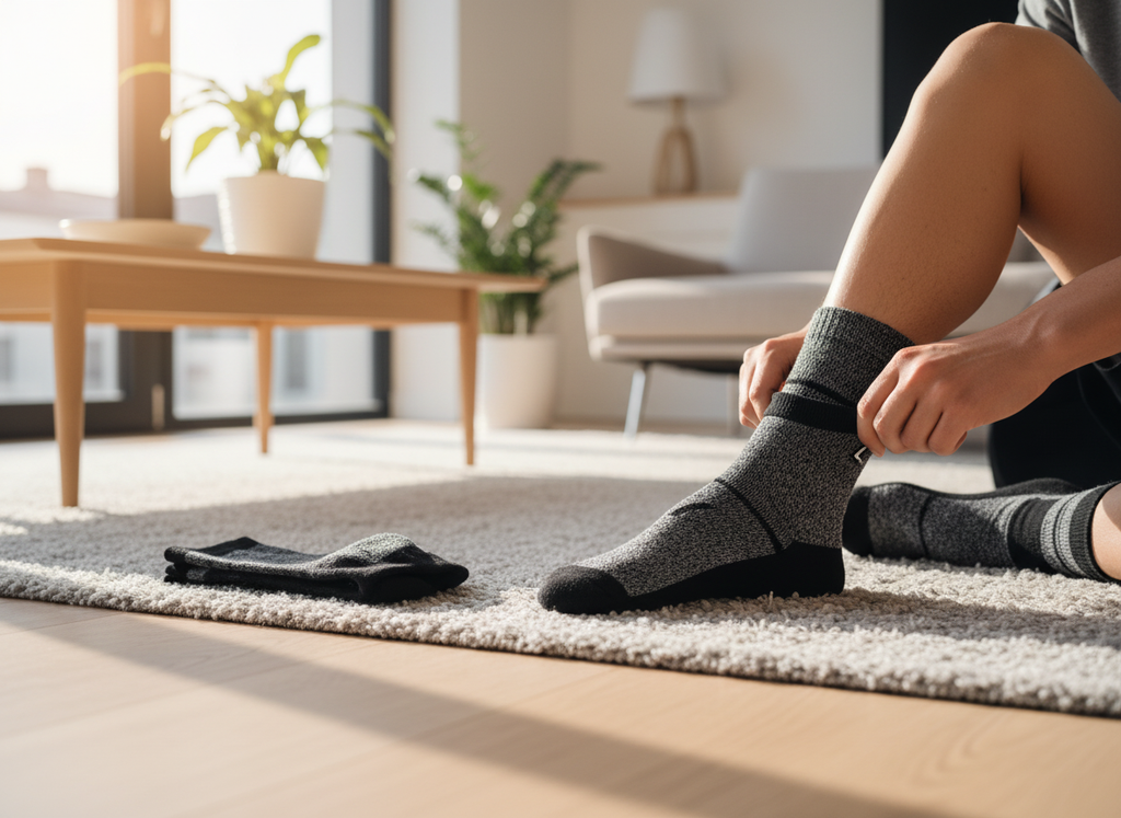 Pack I&D Calcetines antideslizantes + Crane Calcetines Deportivos Outdoor + C...