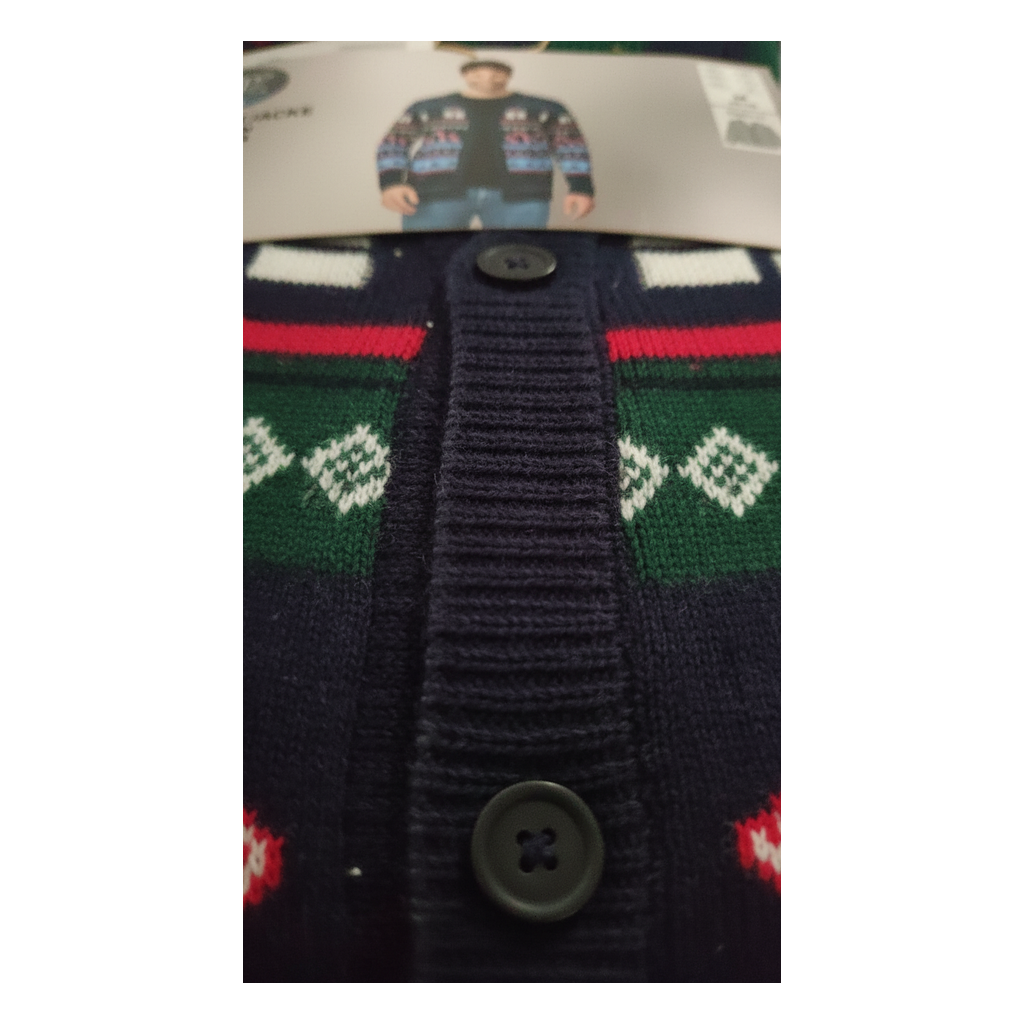Cárdigan de Hombre UP2 FASHION con Diseño Navideño Multicolor