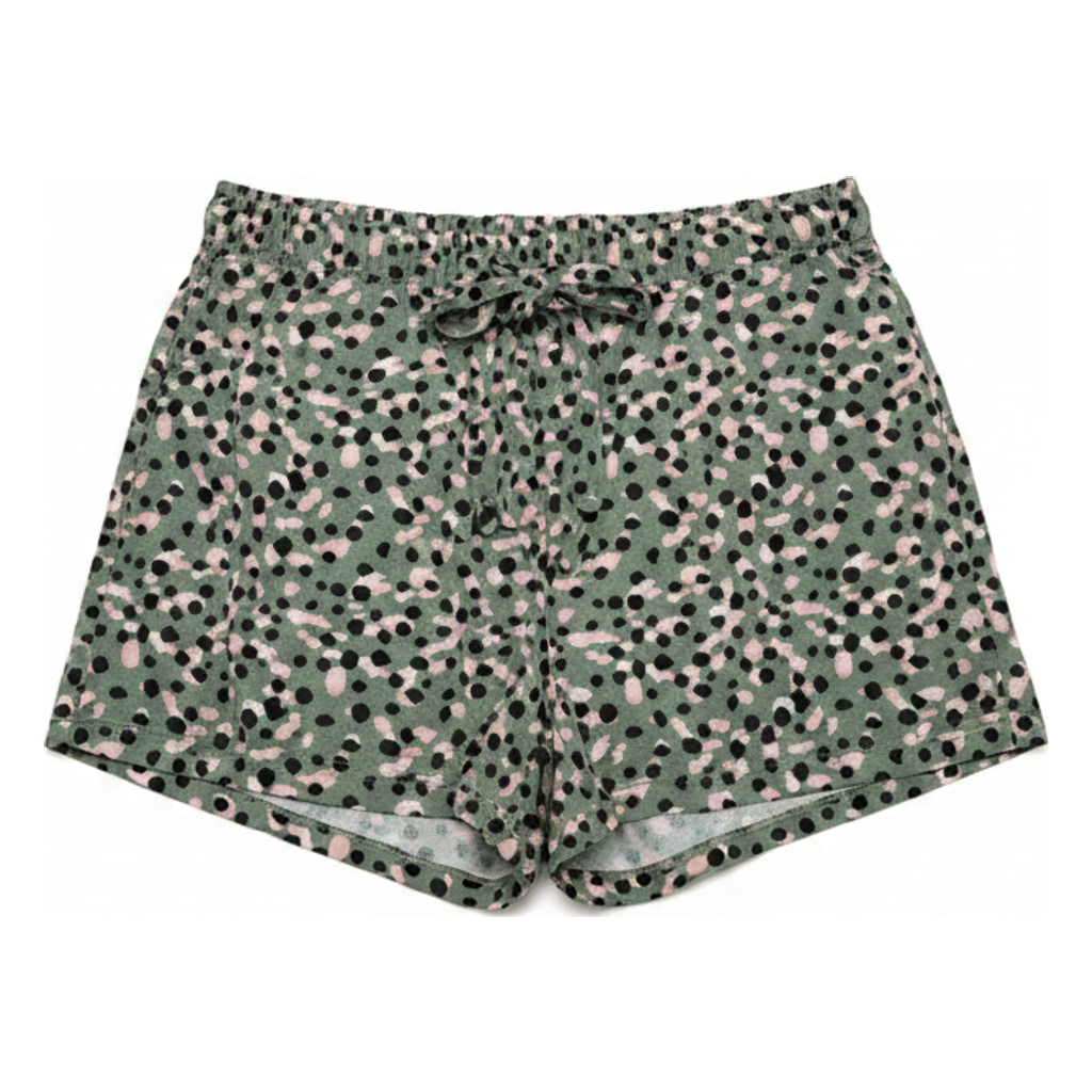 Shorts Estampados Mujer UP2 Fashion Verde con Estampado Animal