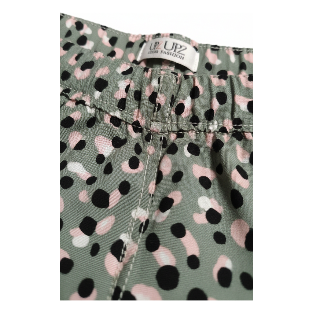 Shorts Estampados Mujer UP2 Fashion Verde con Estampado Animal