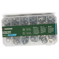 PARKSIDE Set de Arandelas Surtidas Planas y de Muelle 350 Piezas | Acero Inoxidable