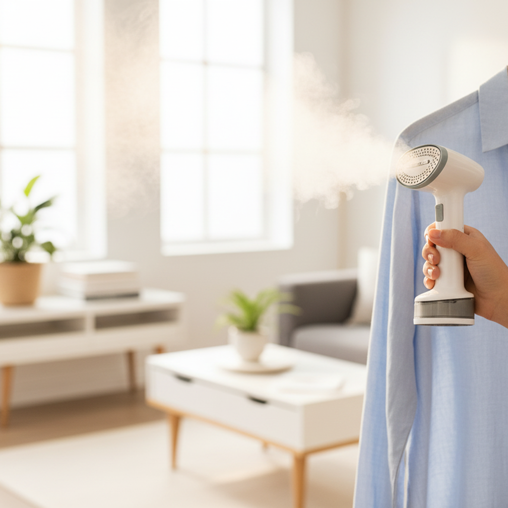 Plancha de Vapor Plegable 1190-1410W Blanca | Ambiano