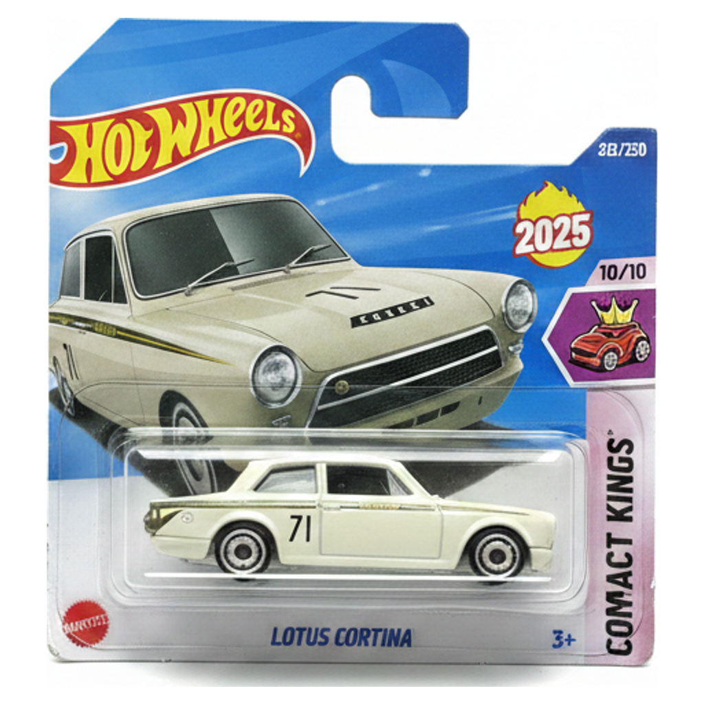 Hot Wheels Lotus Cortina Compact Kings color crema