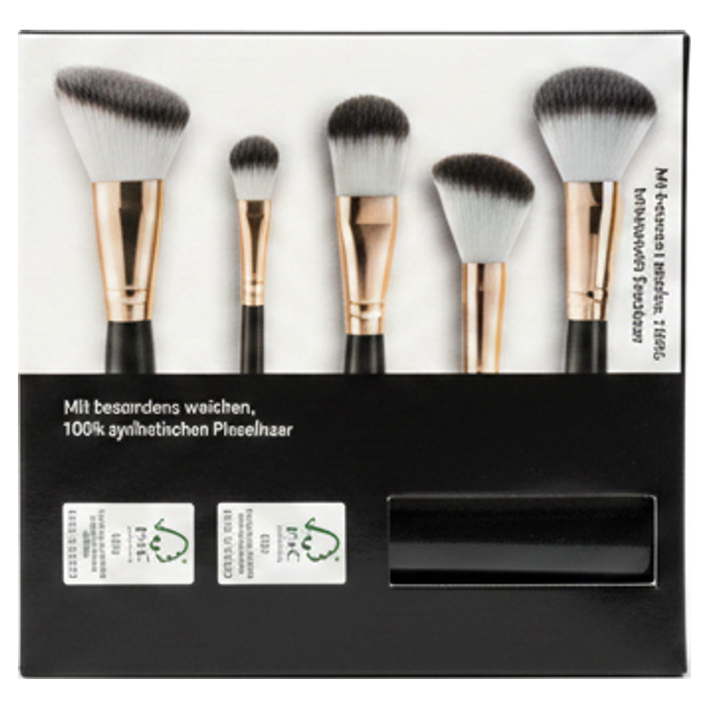 Set de Brochas de Maquillaje de Pelo Sintético | Desconocida