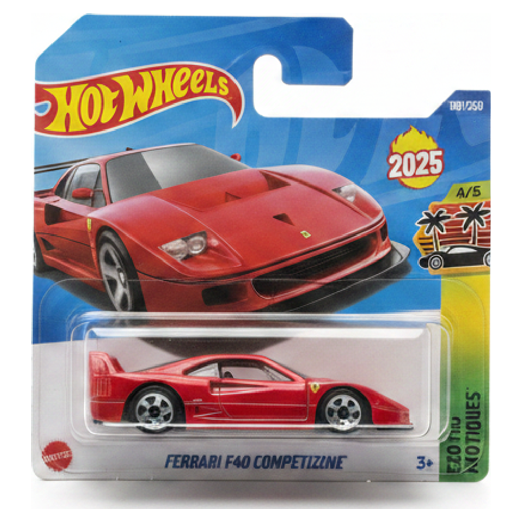 Hot Wheels Ferrari F40 Competizione rojo
