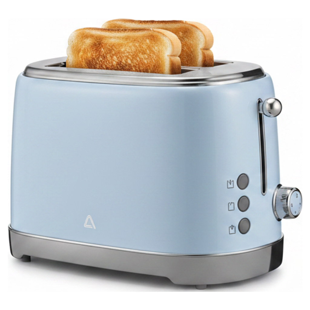 Tostadora Retro AMBIANO 820-980W 85cm cable azul