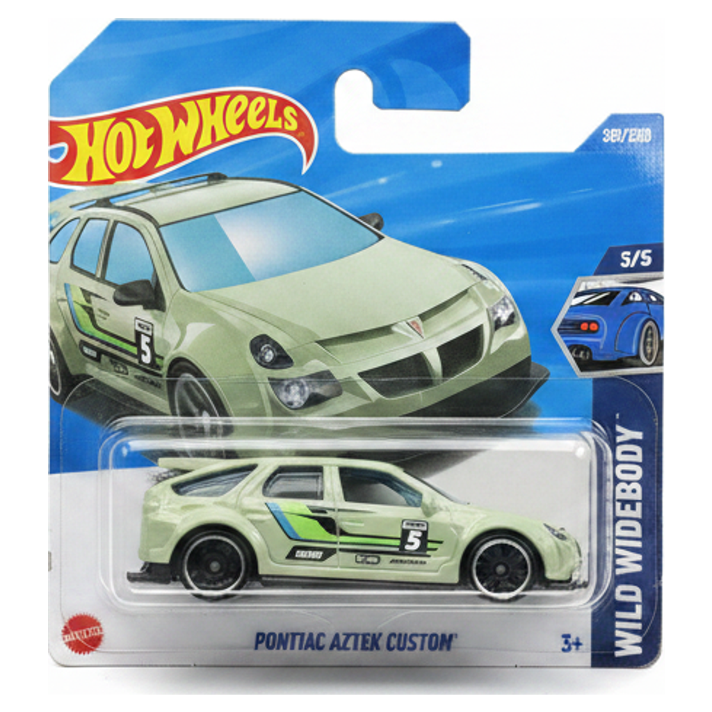 Hot Wheels Pontiac Aztek Custom Wild Widebody verde (aprox. 7-8cm)