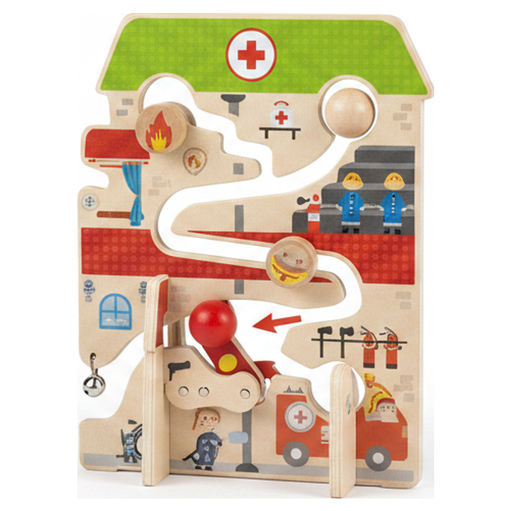 Playtive Set de juego de madera con puzzle deslizante, 11.5 x 32 x 40cm