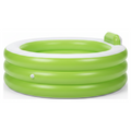 LIVARNO home Piscina Hinchable Familiar 202x186x46/60cm Verde y Blanco