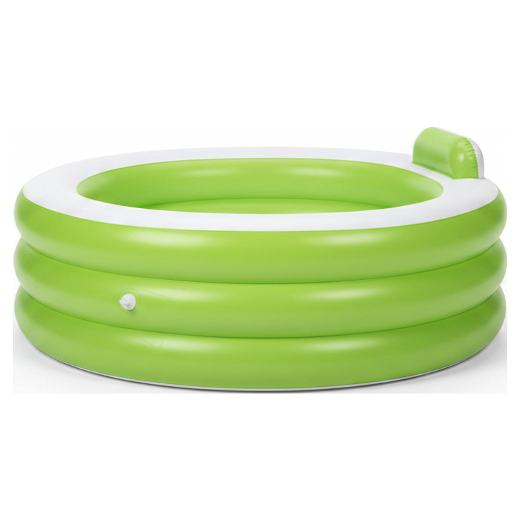 LIVARNO home Piscina Hinchable Familiar 202x186x46/60cm Verde y Blanco