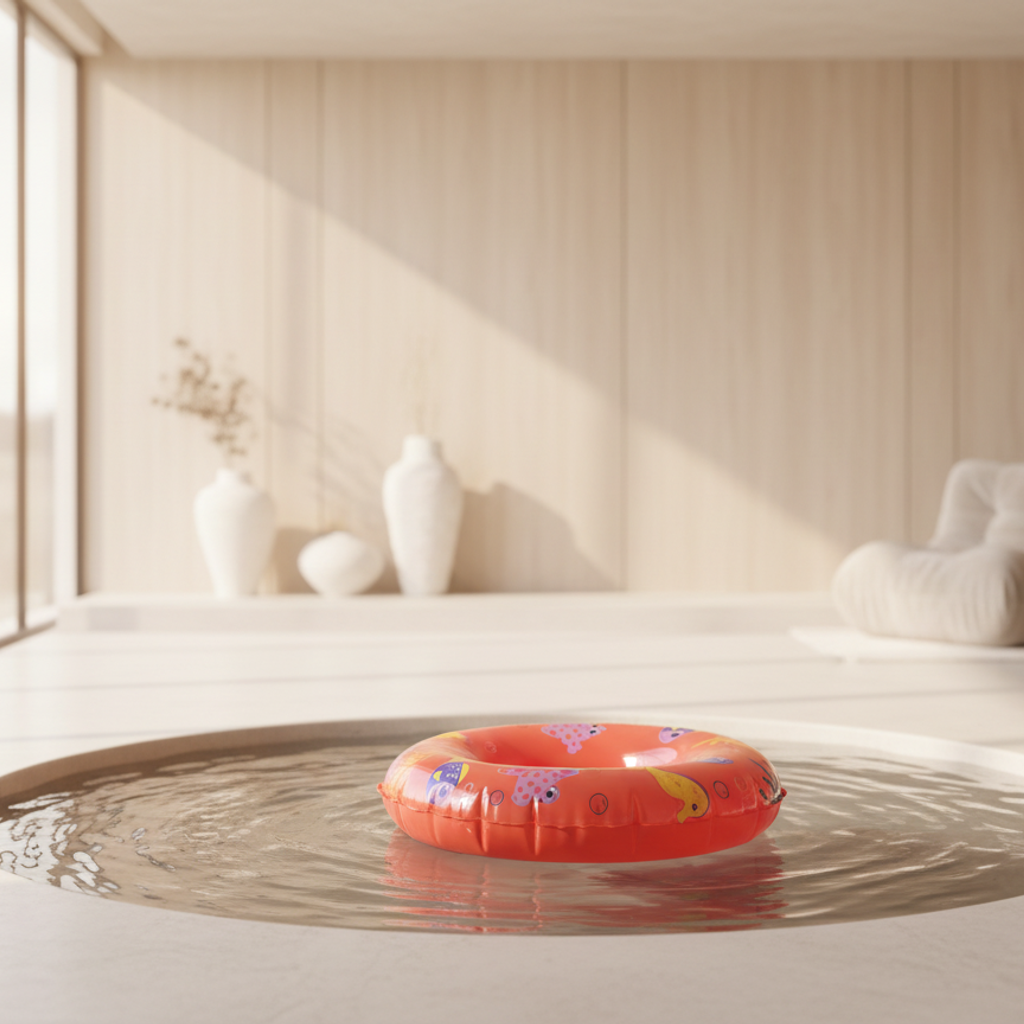 Playtive Anillo de Natación Infantil, 50cm, Rojo