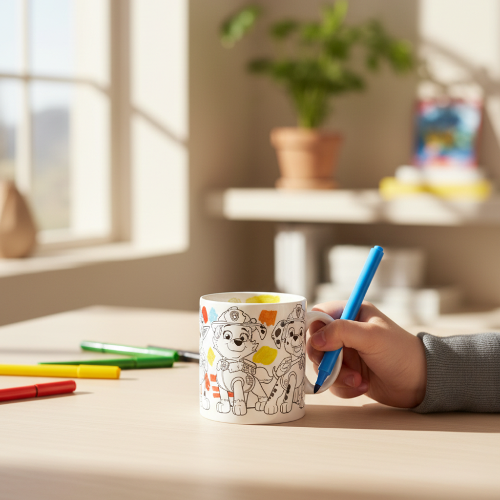 Taza para Colorear Patrulla Canina | Nickelodeon Paw Patrol