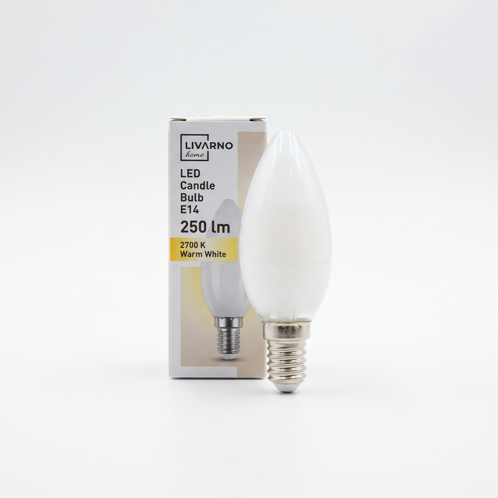 Bombilla LED Vela Livarno Home E14 250 lm 2700K Luz Cálida