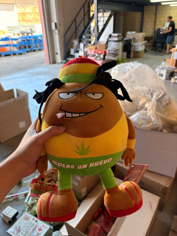 Peluche Huevo Rastafari 'Molas Un Huevo'