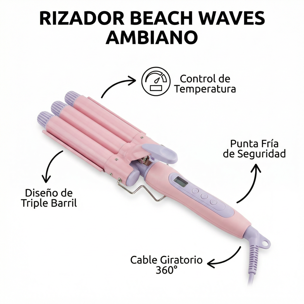 Rizador Beach Waves Ambiano