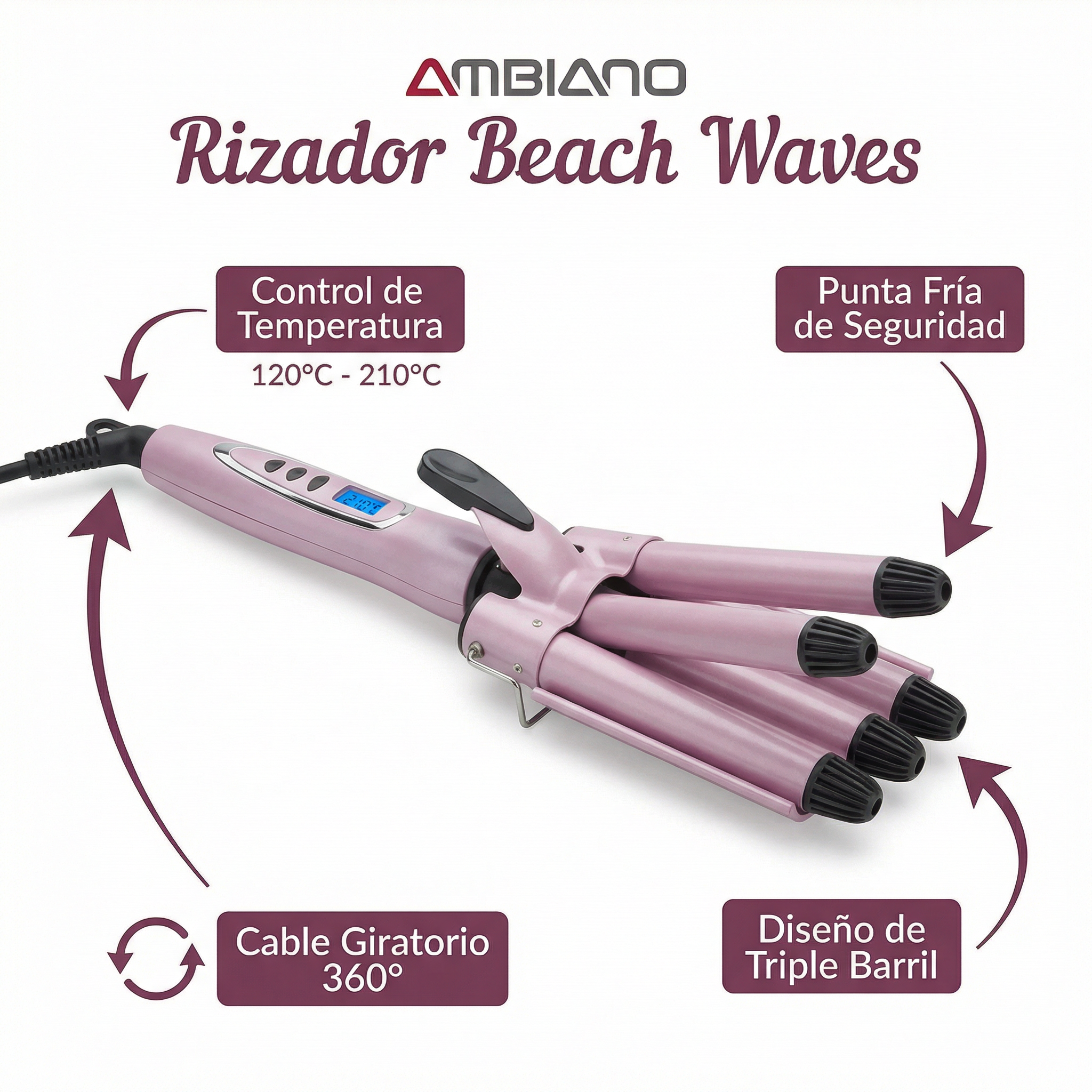 Rizador Beach Waves Ambiano