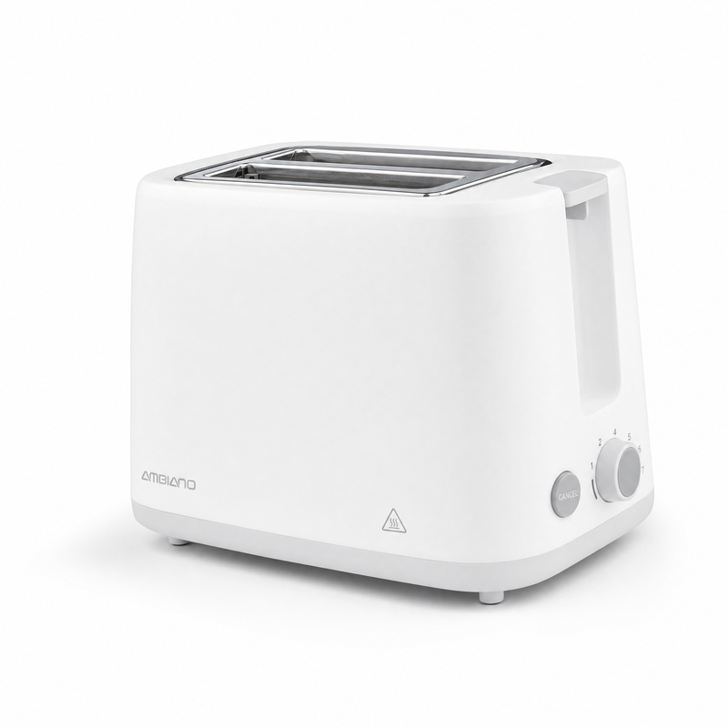 Tostadora 2 Ranuras Ambiano | Blanca 820-980W
