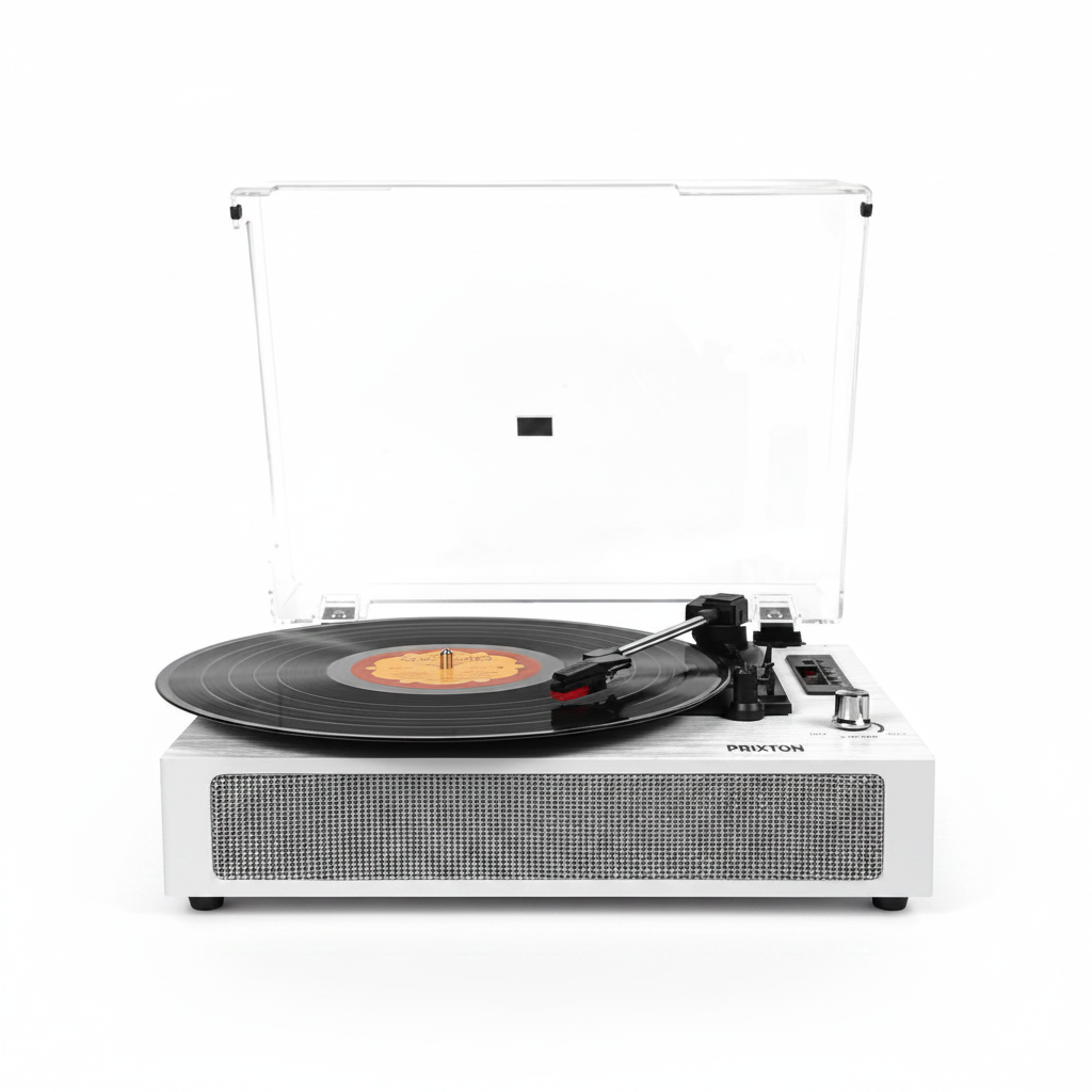 Tocadiscos Prixton Studio Deluxe | Bluetooth USB y Altavoz Integrado