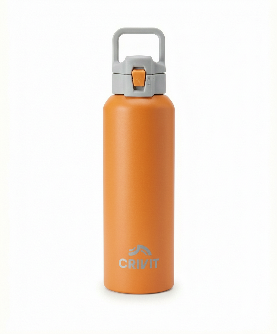 Botella Térmica Deportiva Crivit Naranja 750ml