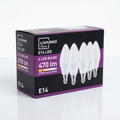 Pack x6 Bombillas LED E14 Livarno Home 470 lm 2700K
