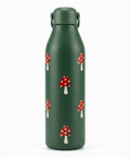 Botella Térmica Crofton Verde Estampado Setas 500ml