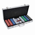 Set de Poker Texas Hold em Deluxe 500 fichas maletín aluminio
