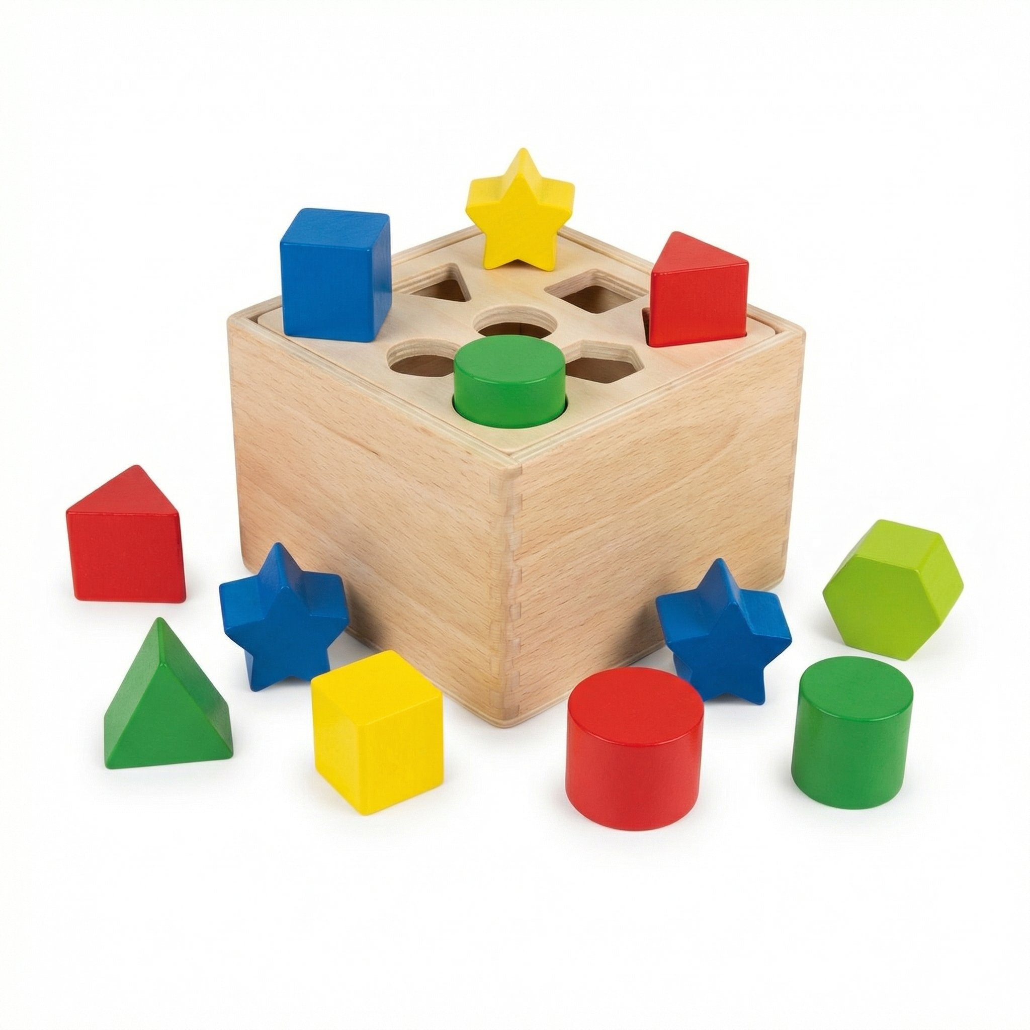 Clasificador de Formas Madera 10 Piezas - Playtive