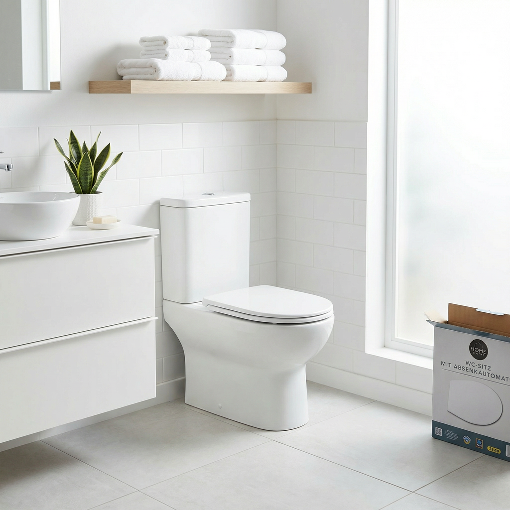 Asiento de Inodoro Cierre Suave Blanco - Home Creation