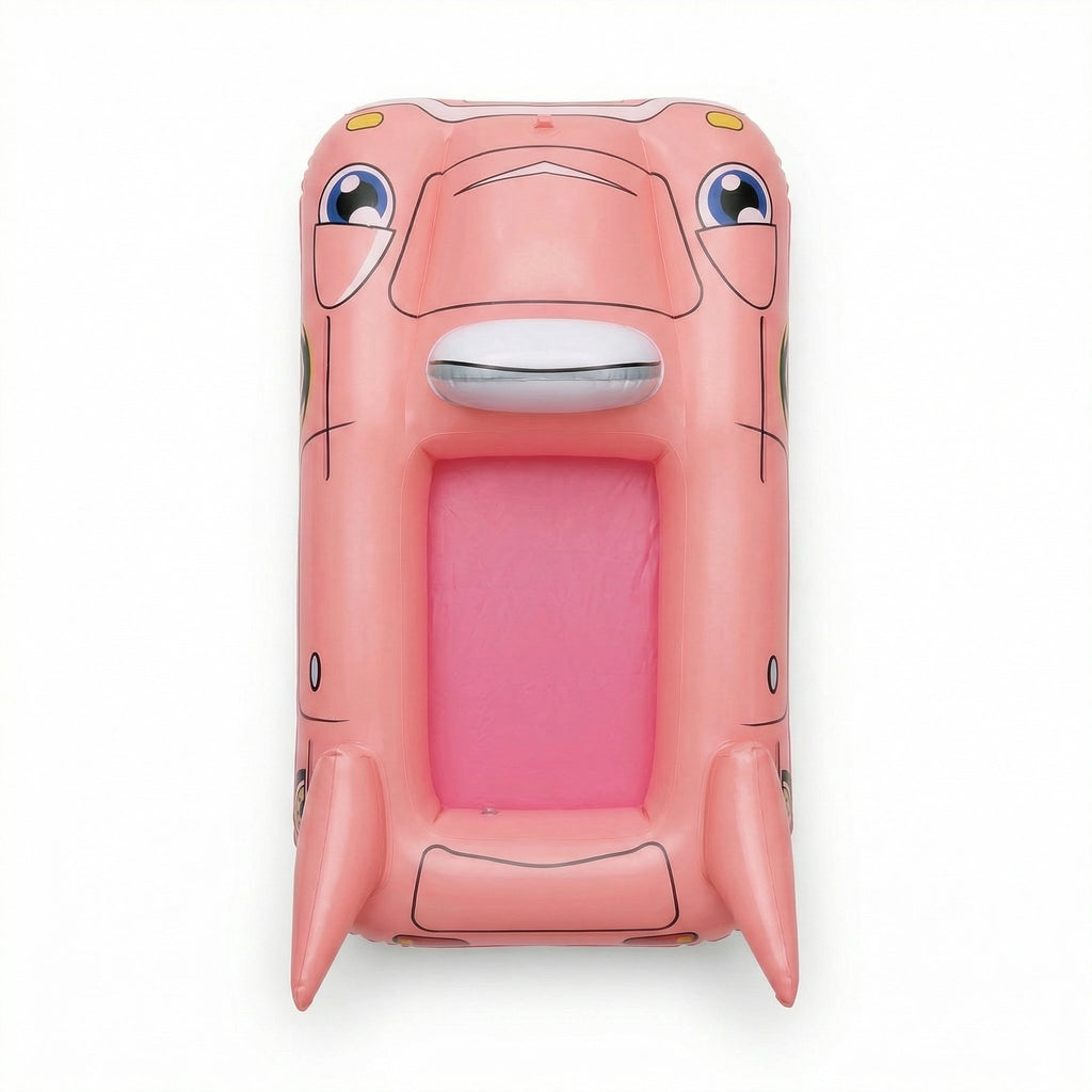 Barca Hinchable Infantil Coche Carreras Rosa - Playtive