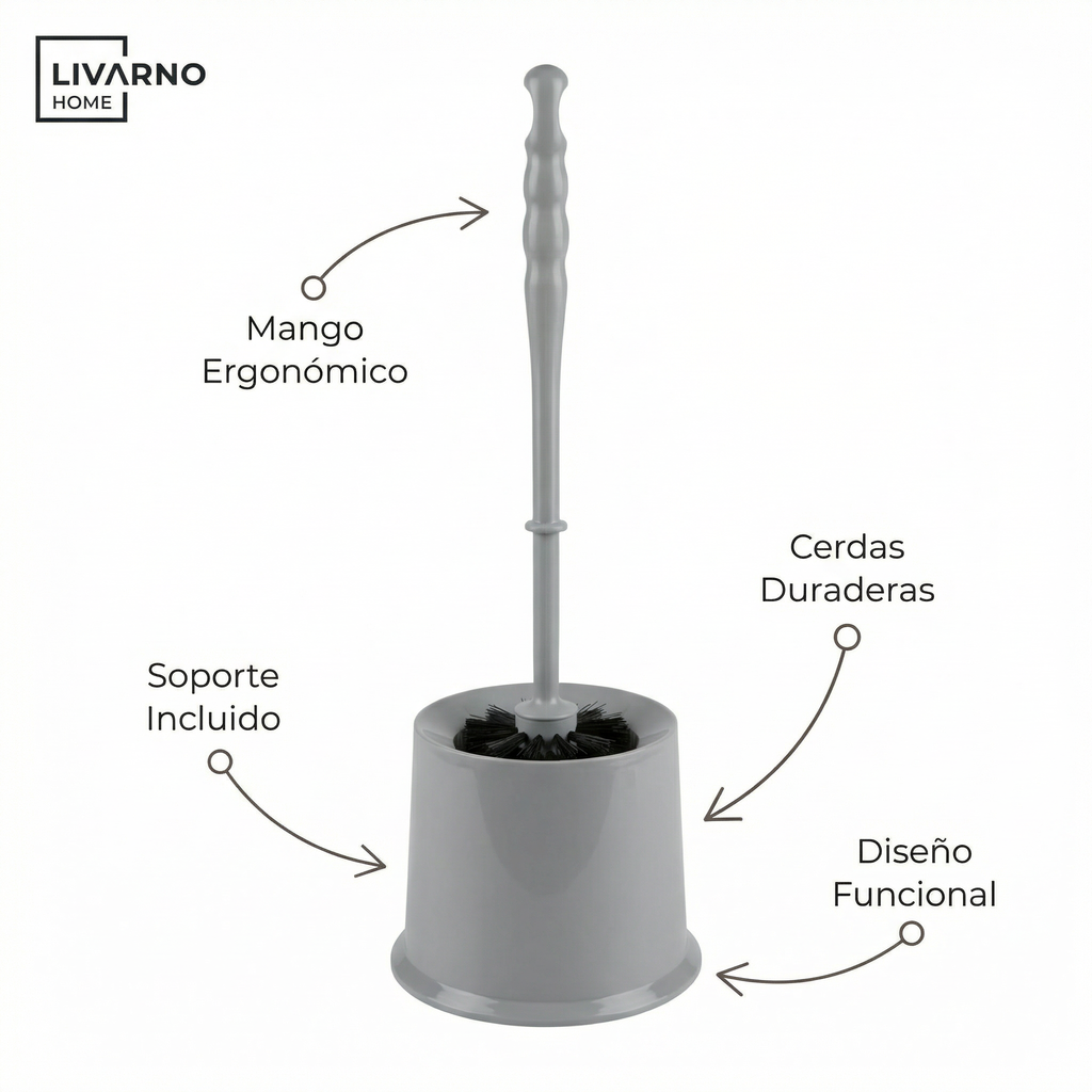Escobilla de Baño Ergonómica - Livarno Home