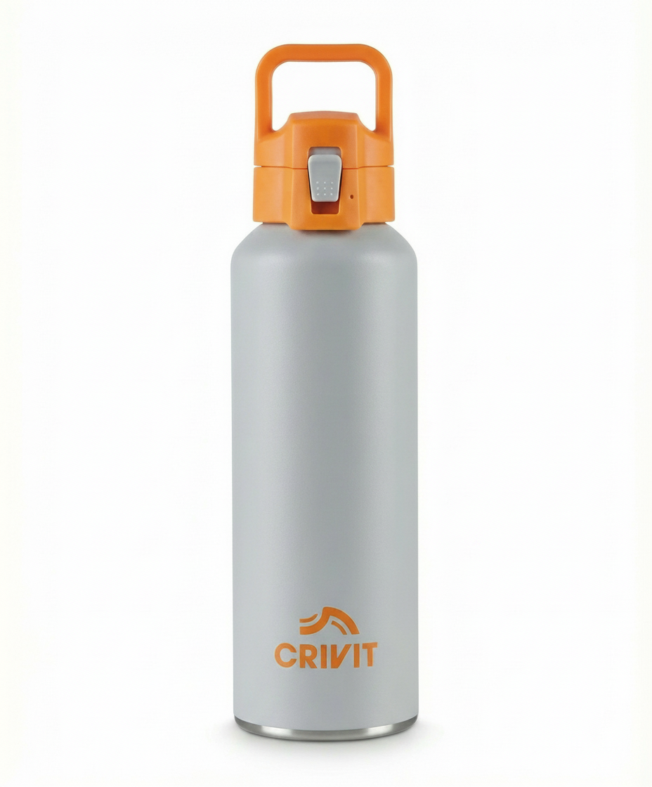 Botella Térmica Deportiva Crivit Gris 750ml