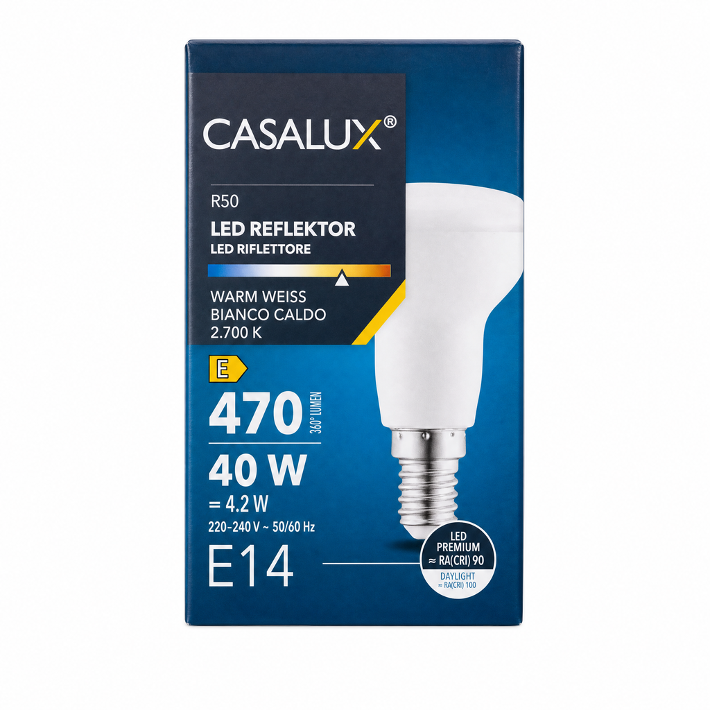 Casalux Bombilla reflectora LED E14 470 lm