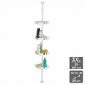 Estantería Telescópica de Ducha Esquinera XXL (125-300cm) - Wenko