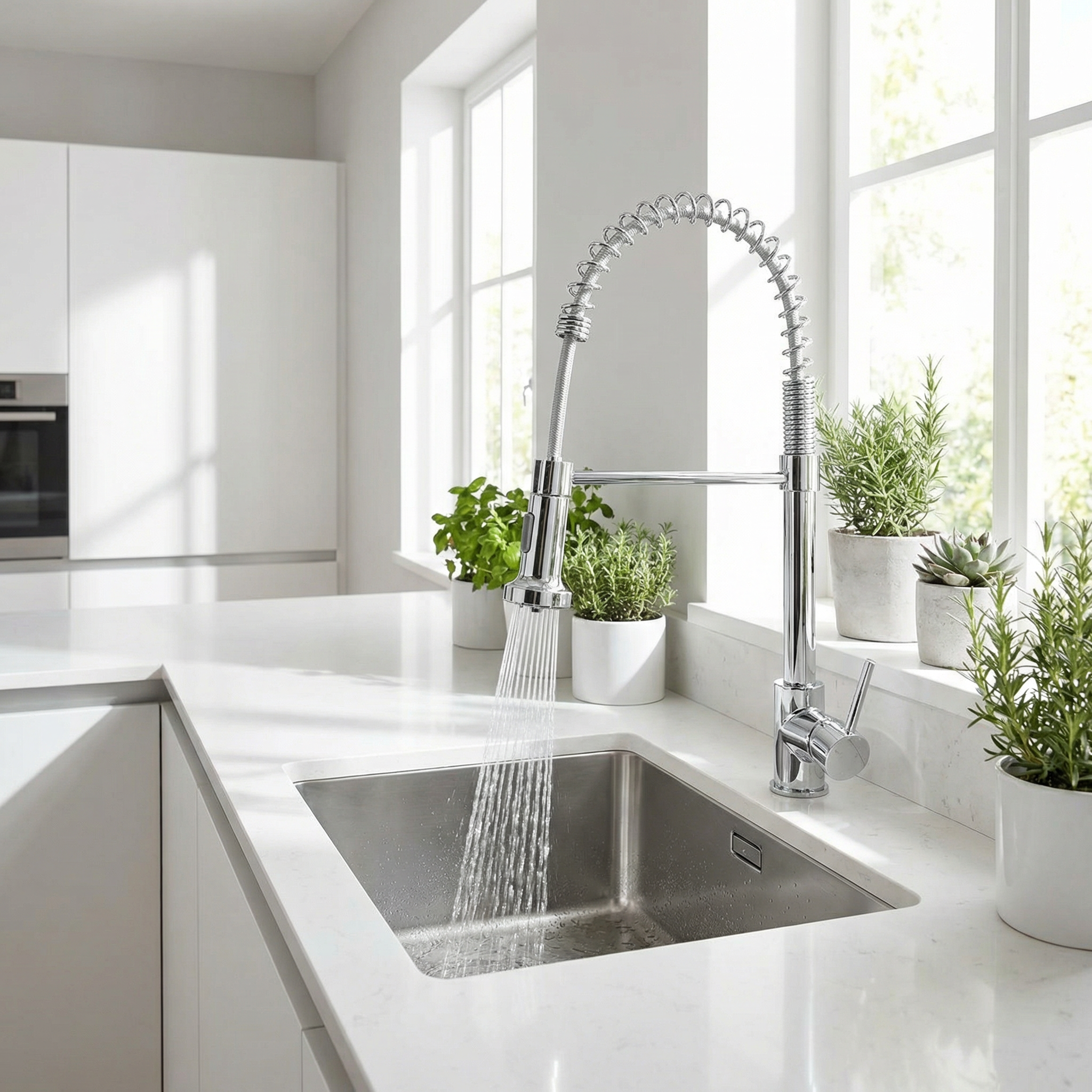 Grifo de Cocina con Muelle Profesional - Livarno Home