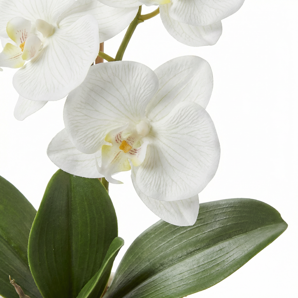 Orquídea Artificial Decorativa con Maceta