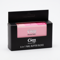Cien Beauty Nails 6-in-1 Buffer — Pulidora de Uñas Rosa