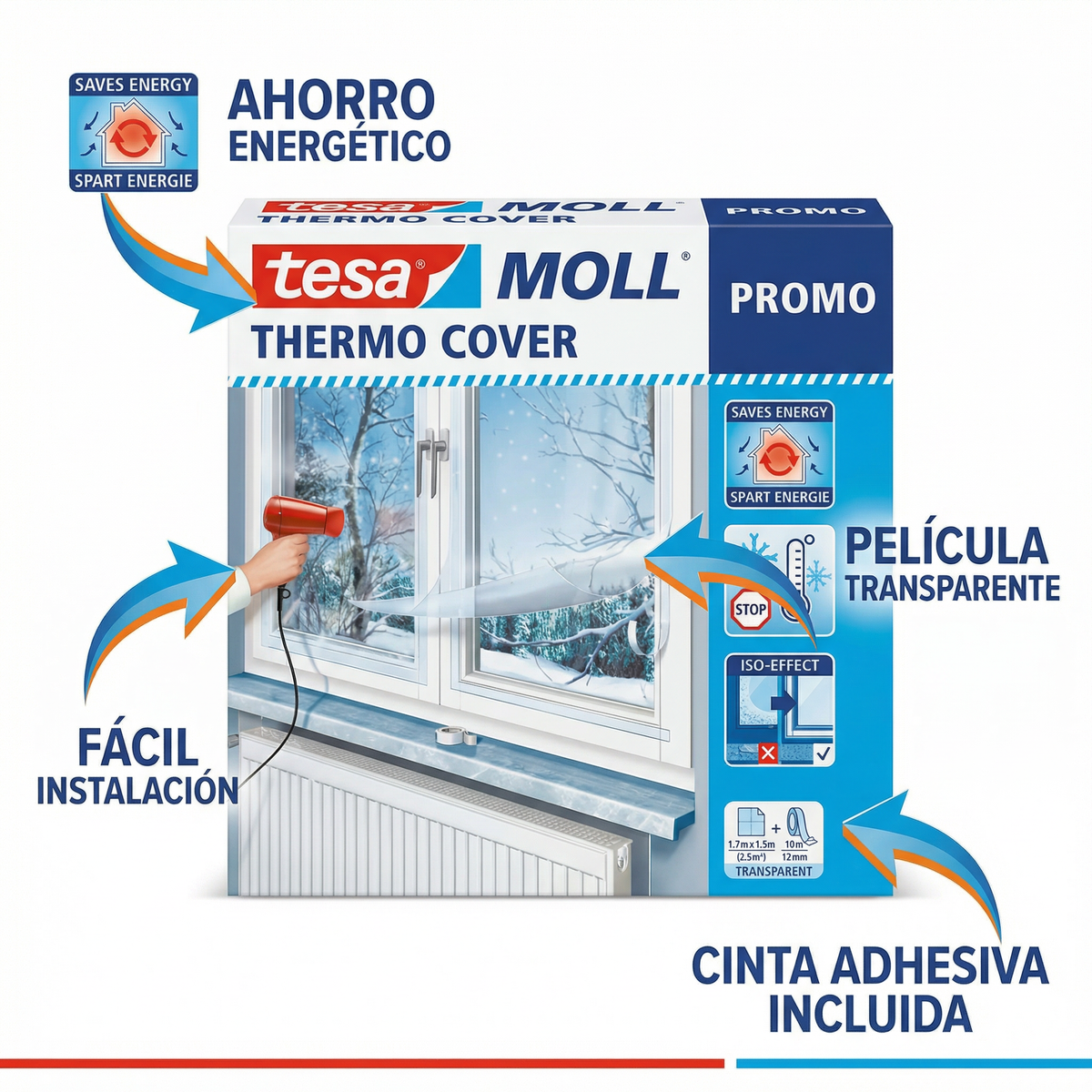 Película Aislante para Ventanas - tesa MOLL