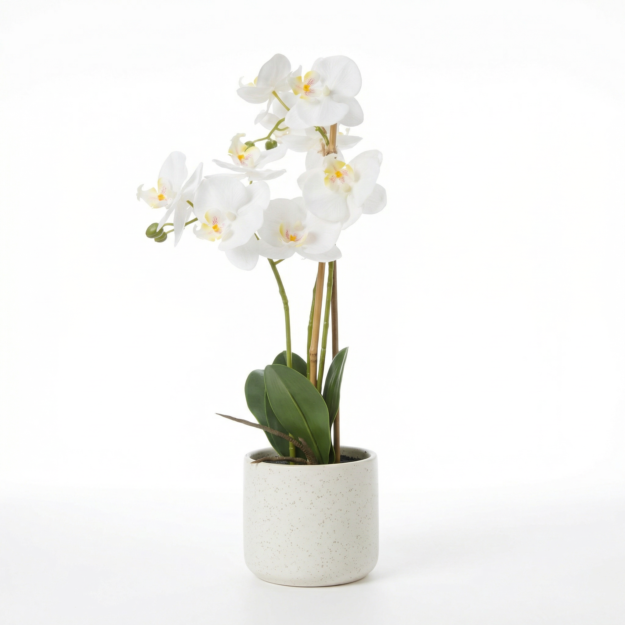 Orquídea Artificial Decorativa con Maceta