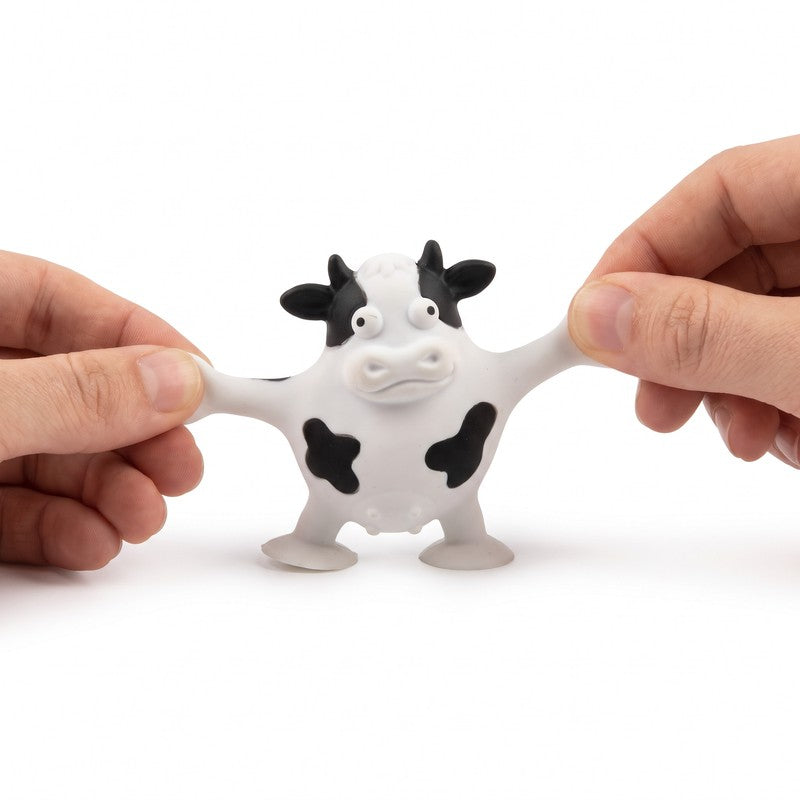 Stretchy Sucker Cow vaca elástica fondo blanco