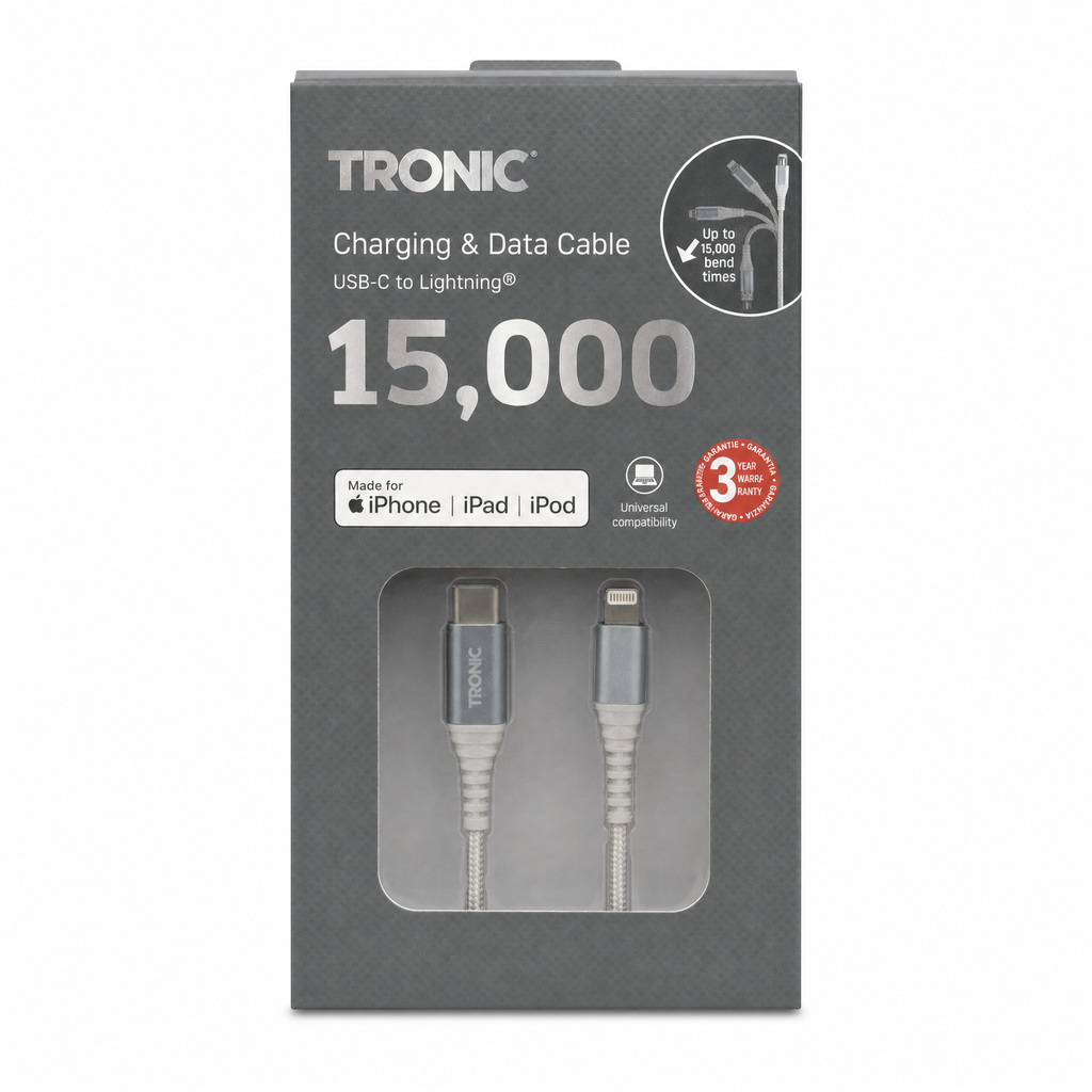 Tronic Cable de carga y datos para uso diario