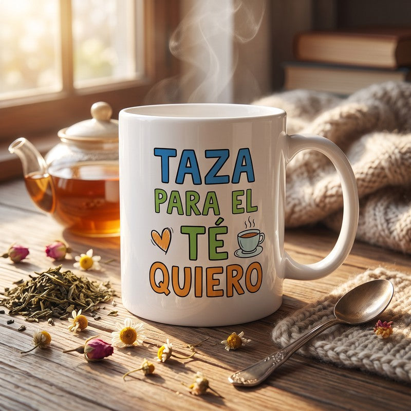 Taza con Mensaje — Para el té quiero - lifestyle