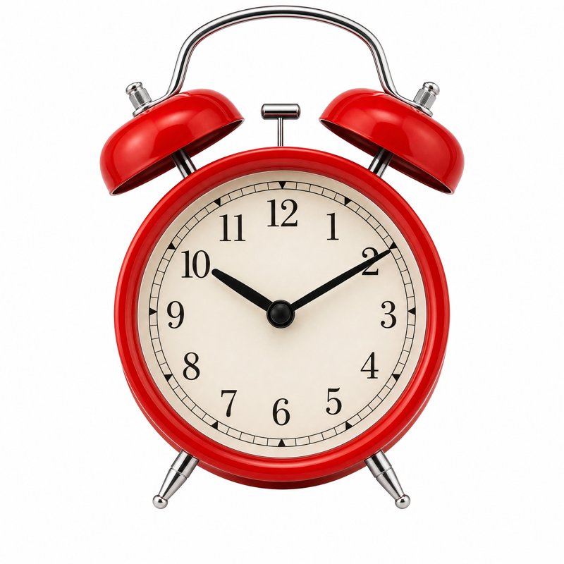 Reloj Despertador Fire Bell — Campana Doble