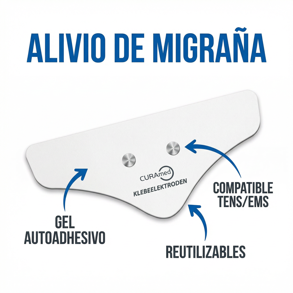 Electrodos Adhesivos TENS Migraña - Curamed