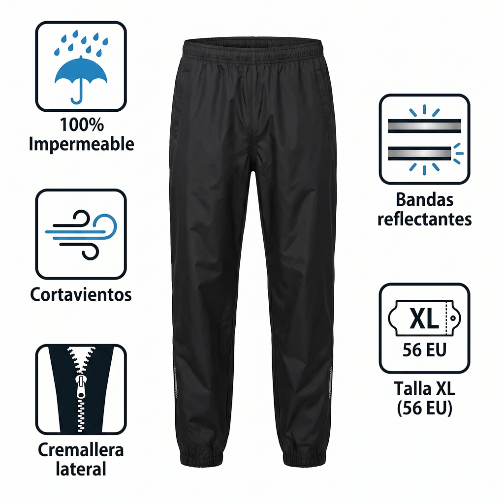 Pantalón Impermeable de Lluvia Adulto Crane