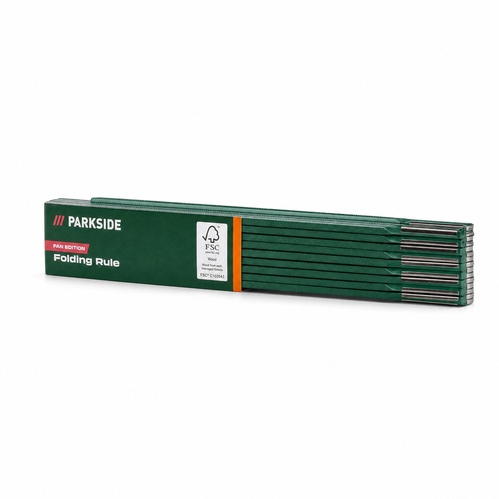 Parkside Fan Edition Metro Plegable de Madera 2 m