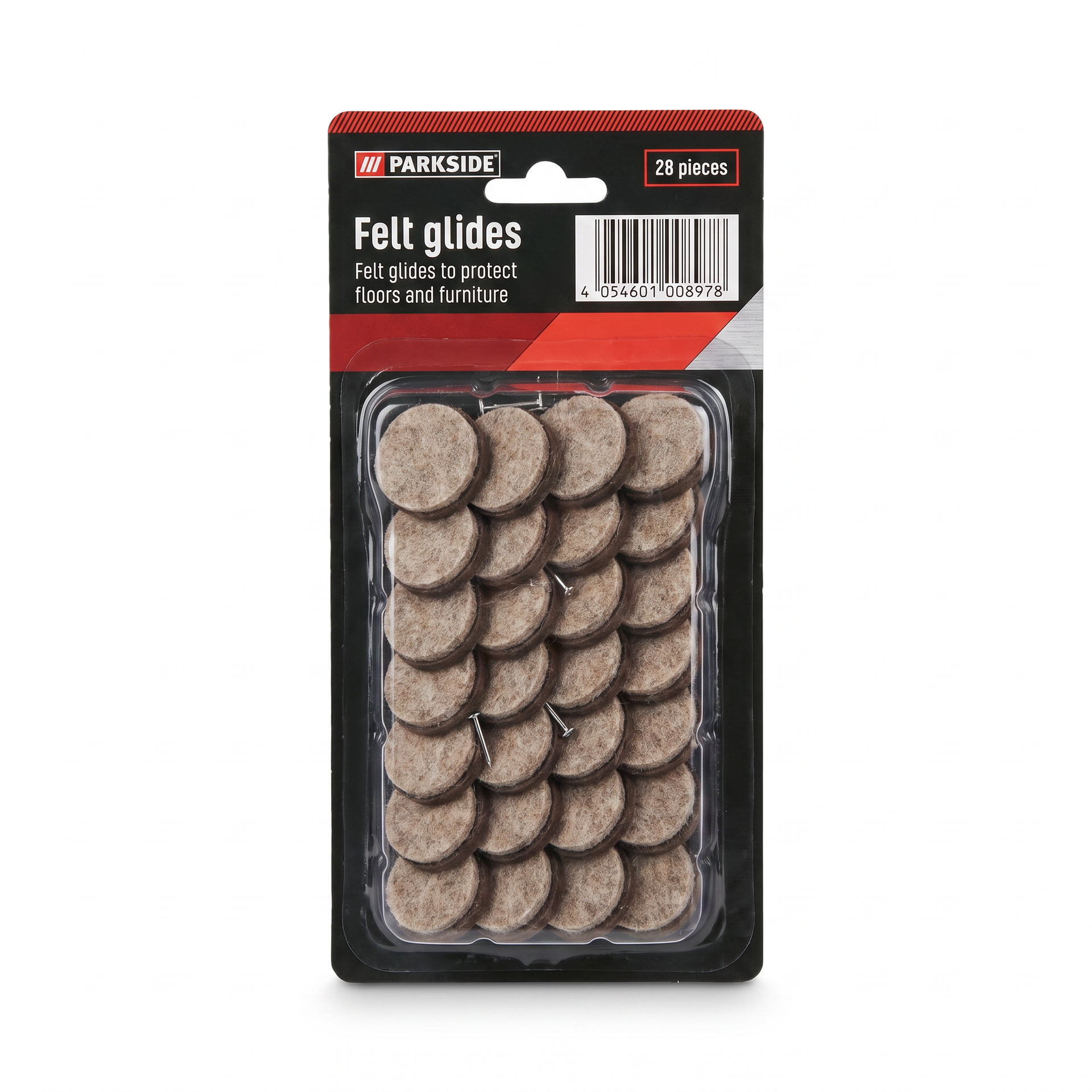 Parkside Pack 28 Protectores de Fieltro para Muebles