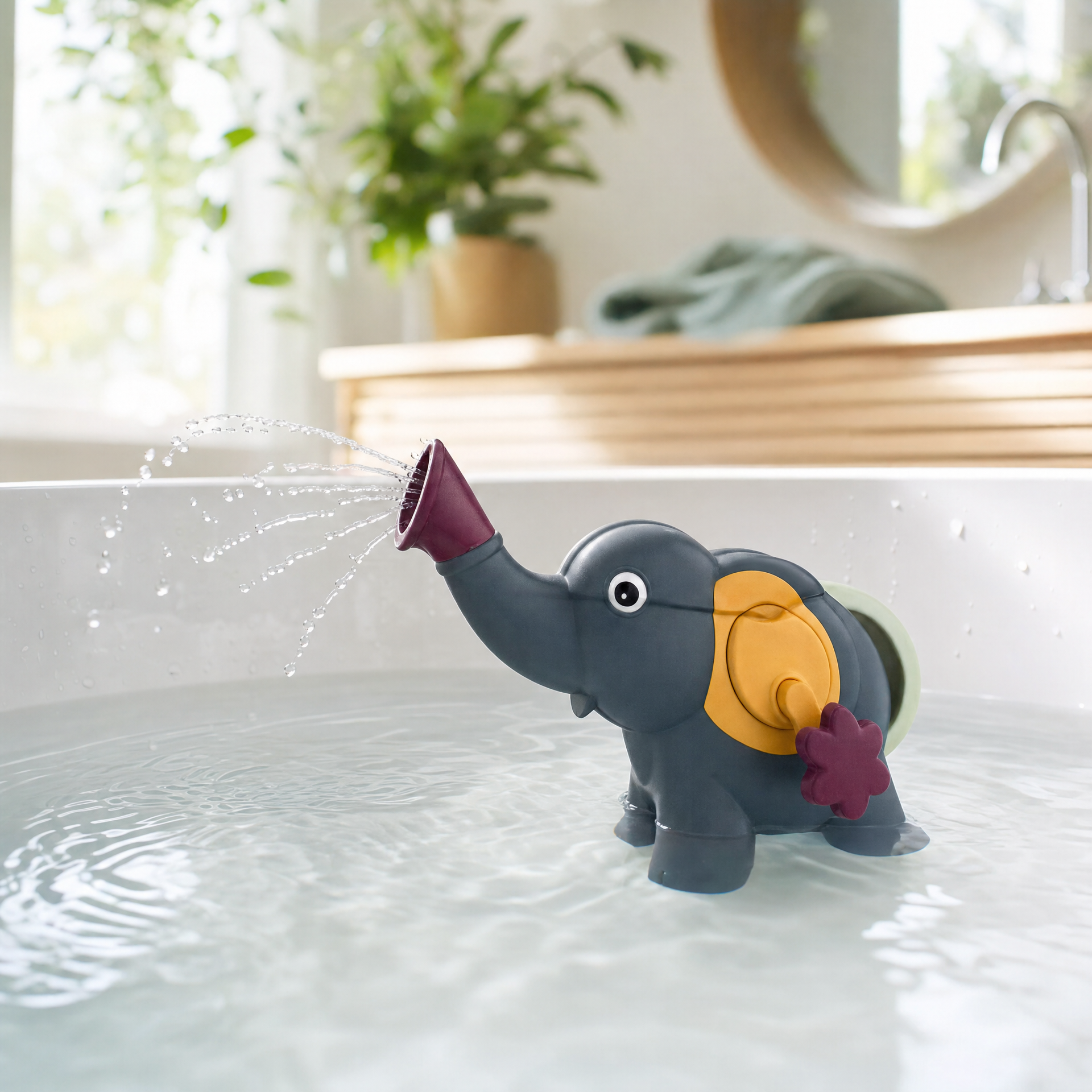 Playtive Elefante Safari Juguete de Baño 1+