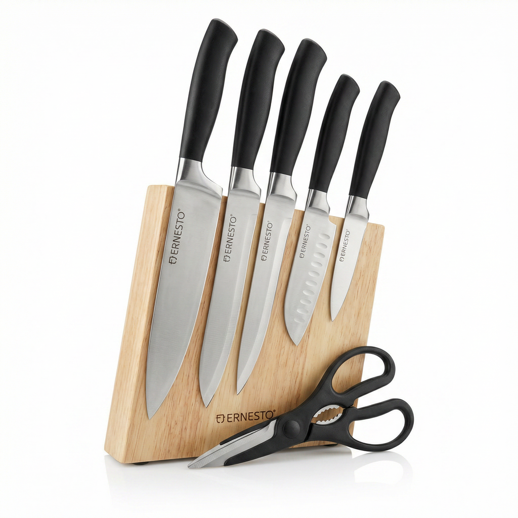 Set Cuchillos Cocina Ernesto 6 Piezas Acero Inoxidable